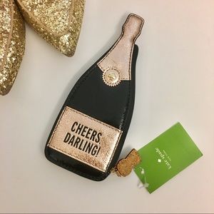 NWT. Kate Spade Champagne Coin Purse.